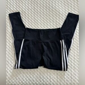 Adidas Leggings With White Stripes